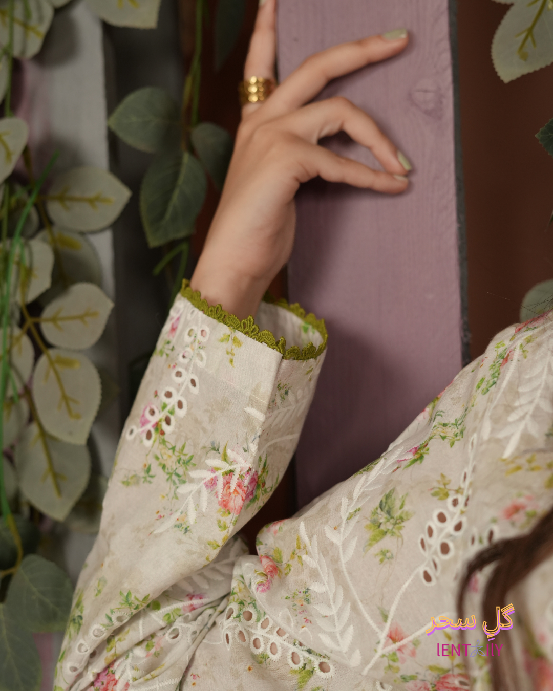 Gul-e-Seher – Chikankari Eyelet Lawn Shirt