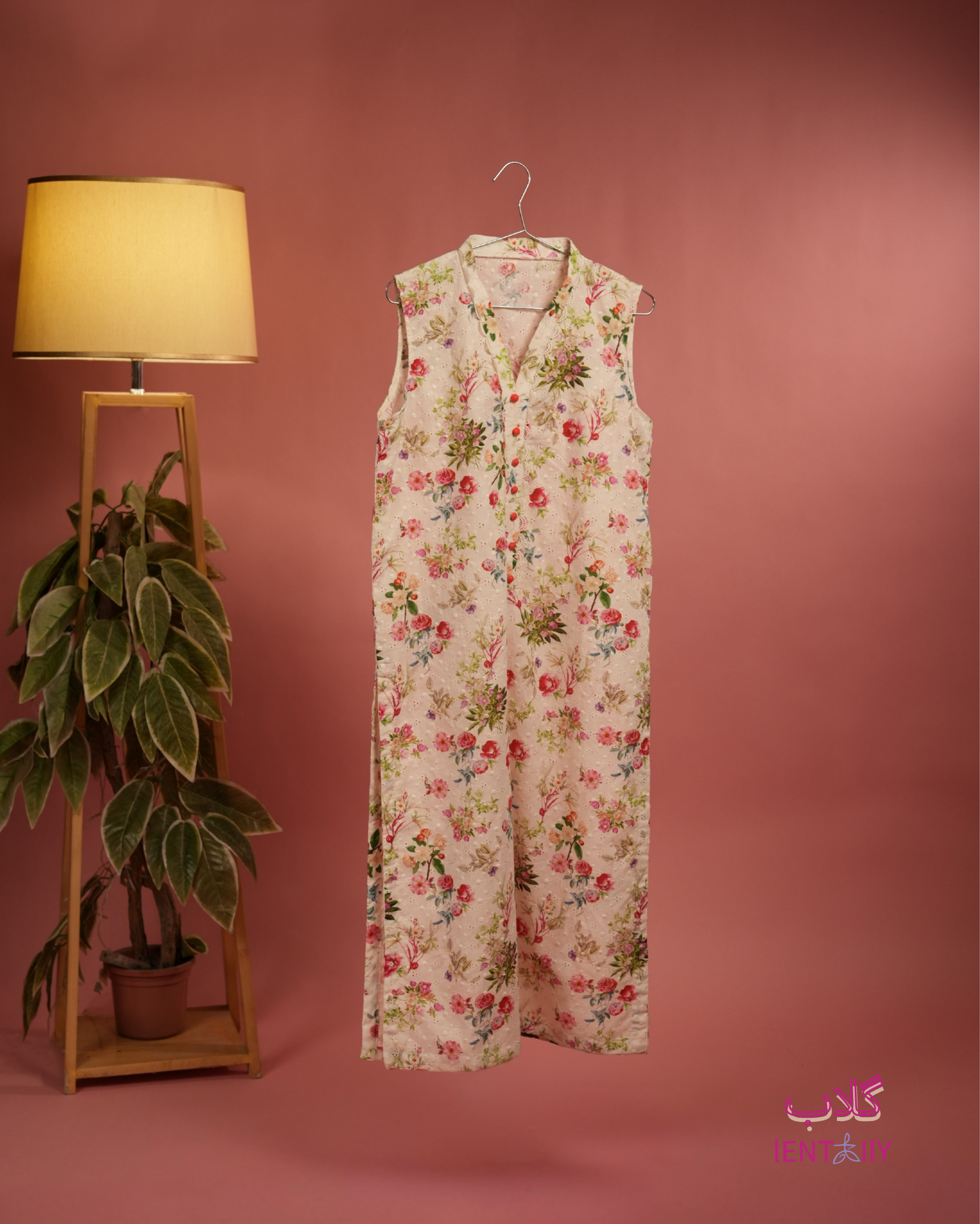 Gulab - Chikankari Lawn Shirt