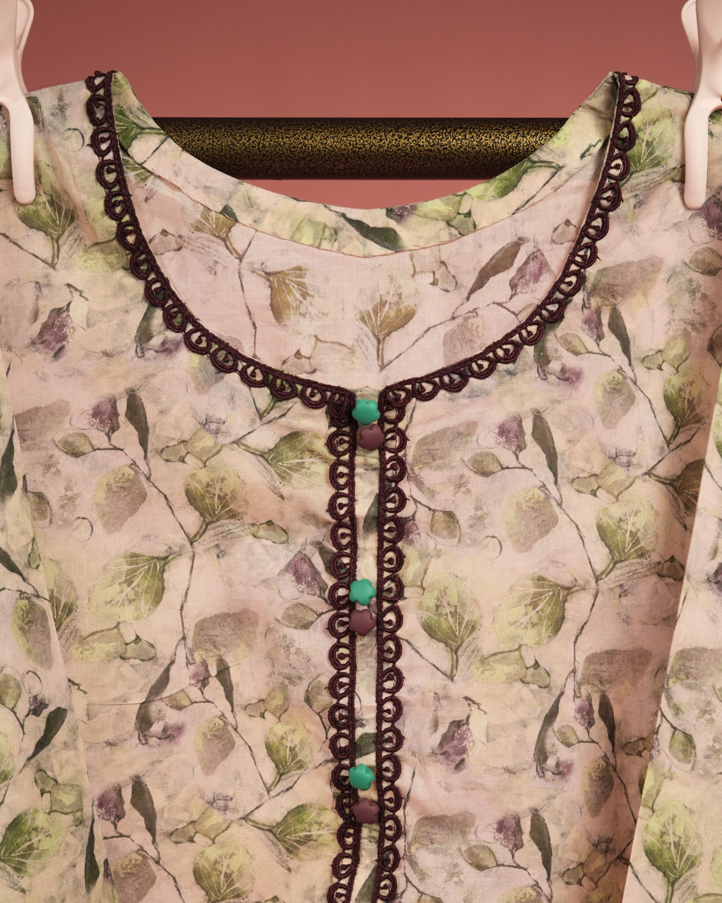 Patchouli 01 – Soft Sage Printed Lawn Co-ord Set